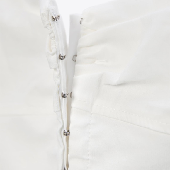 ZARA LINEN BLEND TOP - Picture 6 of 10